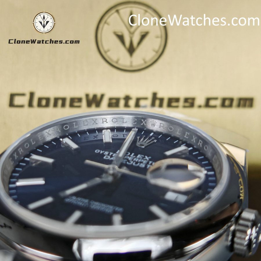 Rolex Super Clone Watches 1:1 DateJust Blue Dial m126200-0006 Oyster 36MM 3235 Movement - Image 7