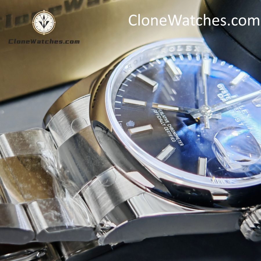 Rolex Super Clone Watches 1:1 DateJust Blue Dial m126200-0006 Oyster 36MM 3235 Movement - Image 8