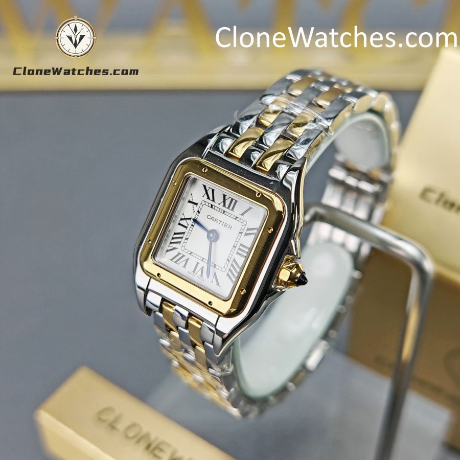 Cartier Super Clone Watches 1:1 PANTHÈRE DE CARTIER White Dial 22mm x30mm W2PN0013 - Image 2