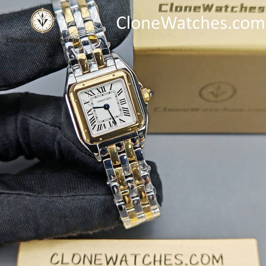Cartier Super Clone Watches 1:1 PANTHÈRE DE CARTIER White Dial 22mm x30mm W2PN0013 - Image 4