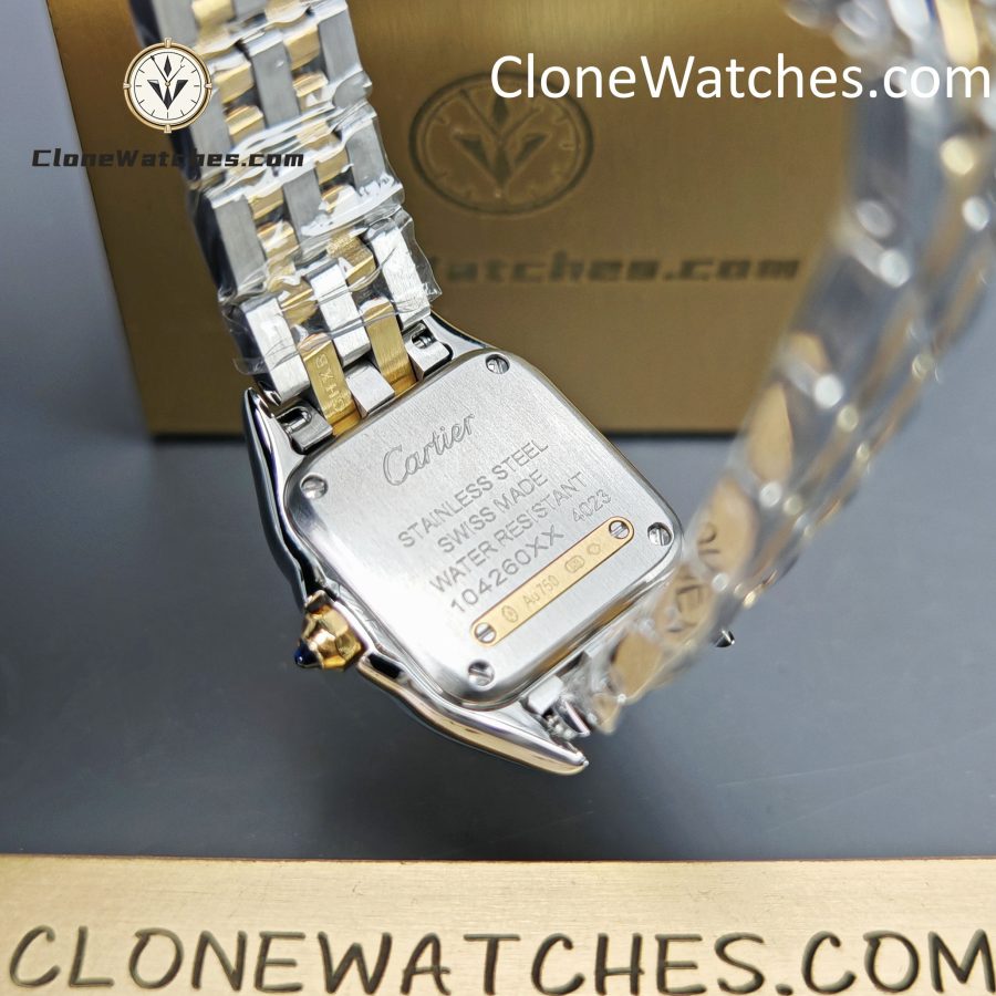 Cartier Super Clone Watches 1:1 PANTHÈRE DE CARTIER White Dial 22mm x30mm W2PN0013 - Image 8