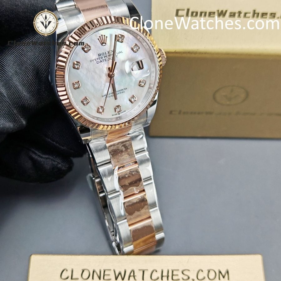 Rolex Super Clone Watch 1:1 DateJust m126231-0022 Oyster 36MM 3235 Movement - Image 3