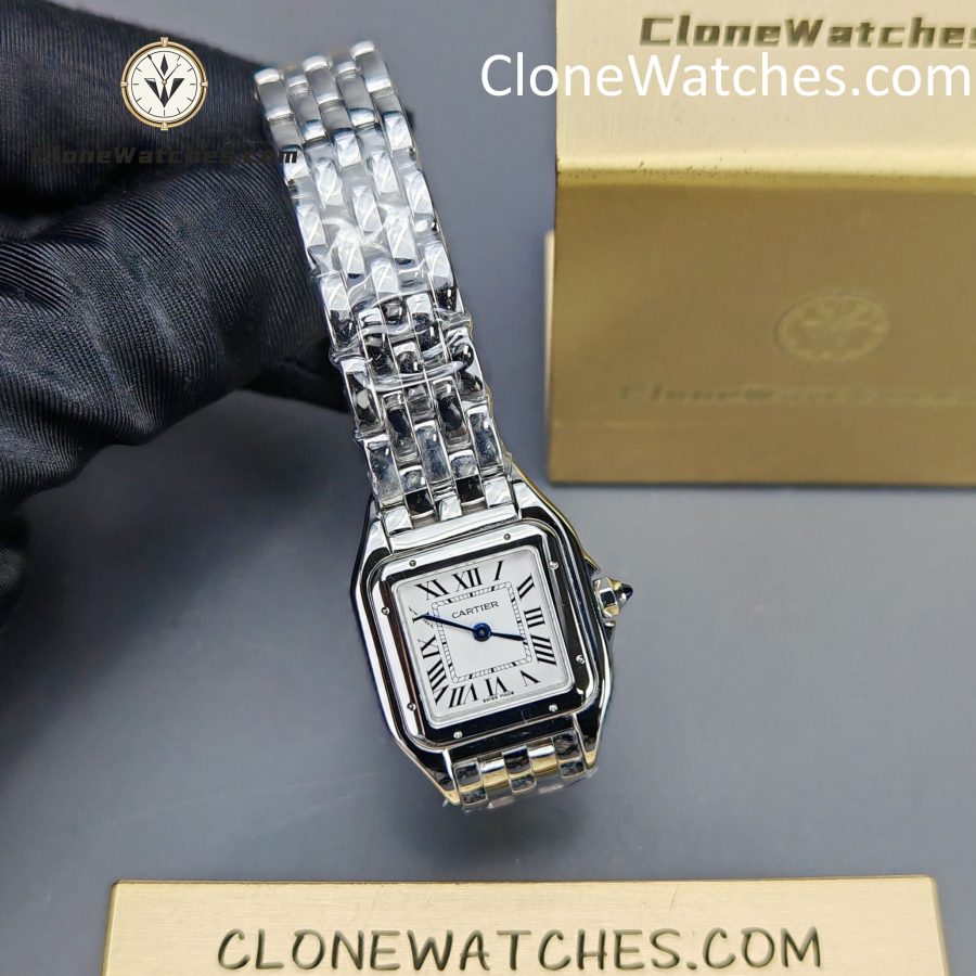 Cartier Super Clone Watches 1:1 PANTHÈRE DE CARTIER White Dial 22mm*30mm WSPN0006 - Image 5