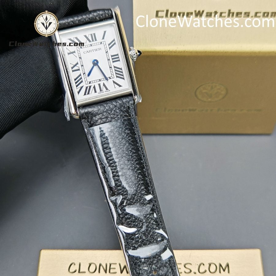 Cartier Super Clone Watches 1:1 Tank quartz movement 33.7*25.5MM WSTA0120 - Image 3
