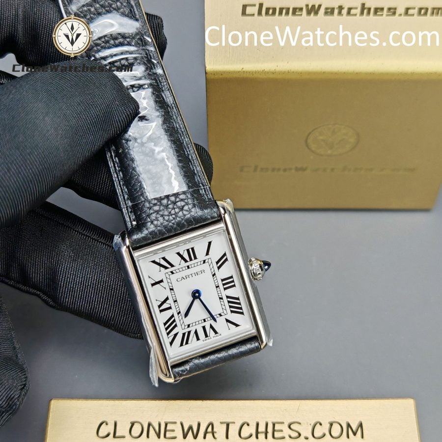 Cartier Super Clone Watches 1:1 Tank quartz movement 33.7*25.5MM WSTA0120 - Image 5