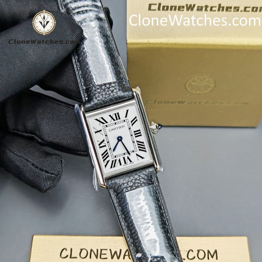 Cartier Super Clone Watches 1:1 Tank quartz movement 33.7*25.5MM WSTA0120 - Image 4