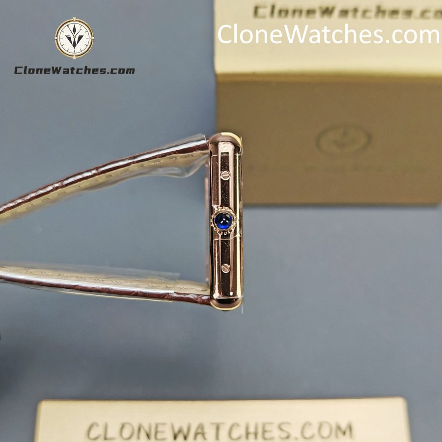 Cartier Super Clone Watches 1:1 Tank  Quartz Movement  White Dial 31*24.4MM W5200024 - Image 7