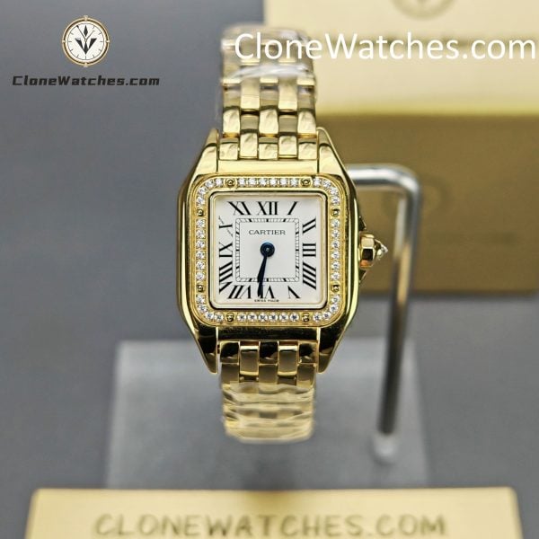 Cartier Super Clone Watches 1:1 PANTHÈRE DE CARTIER White Dial 22mm x30mm WJPN0067