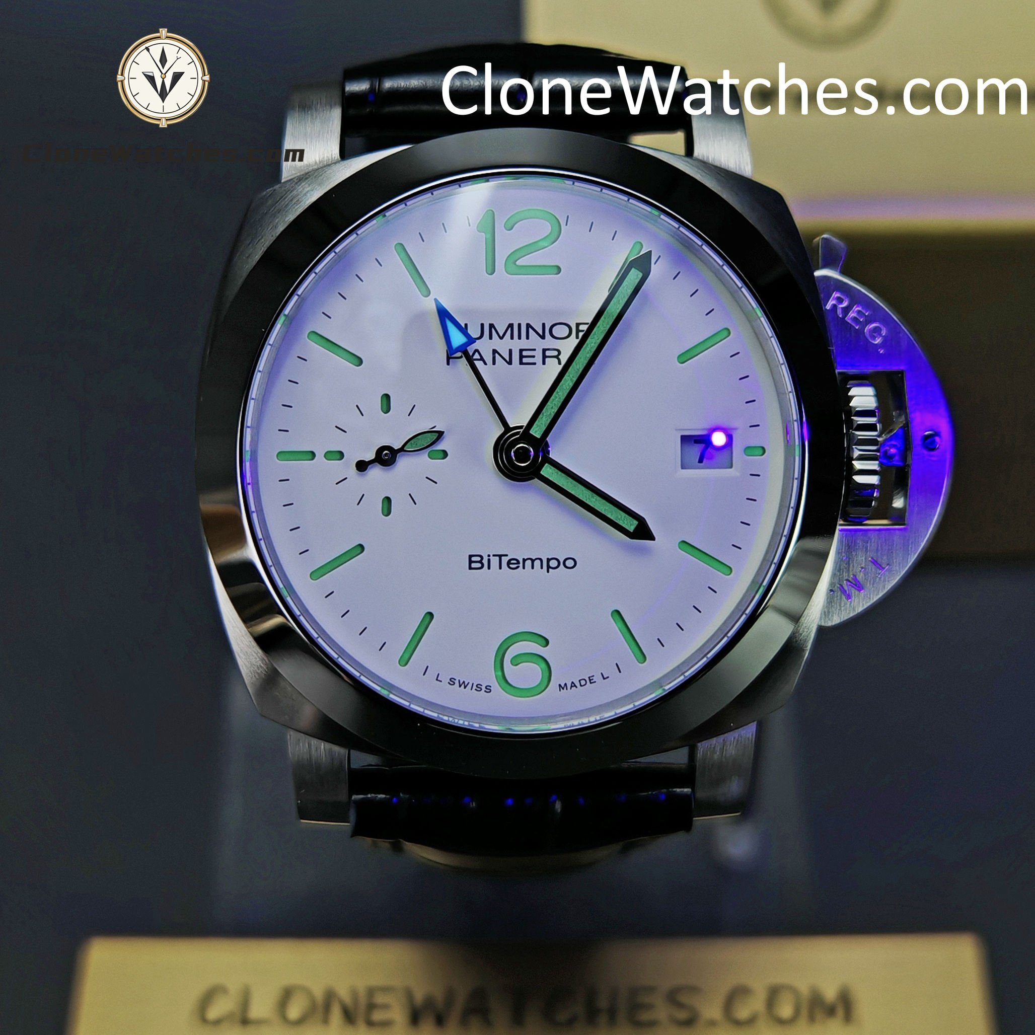Panerai Super Clone Watches 1:1  Luminor Quaranta BiTempo 40MM PAM01176 - Image 2
