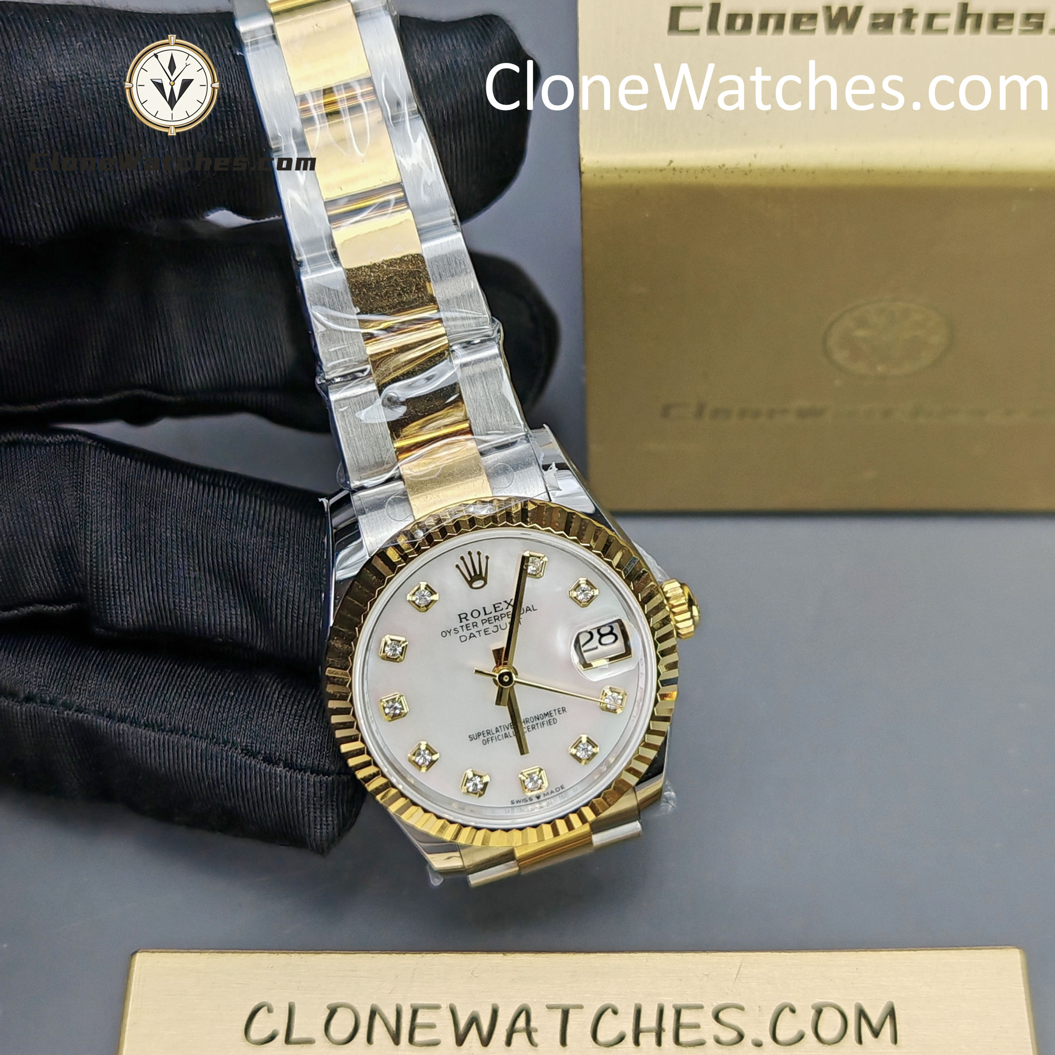 Rolex Super Clone Watches 1:1 DateJust m278273-0027 Oyster 31MM 2236 Movement - Image 5