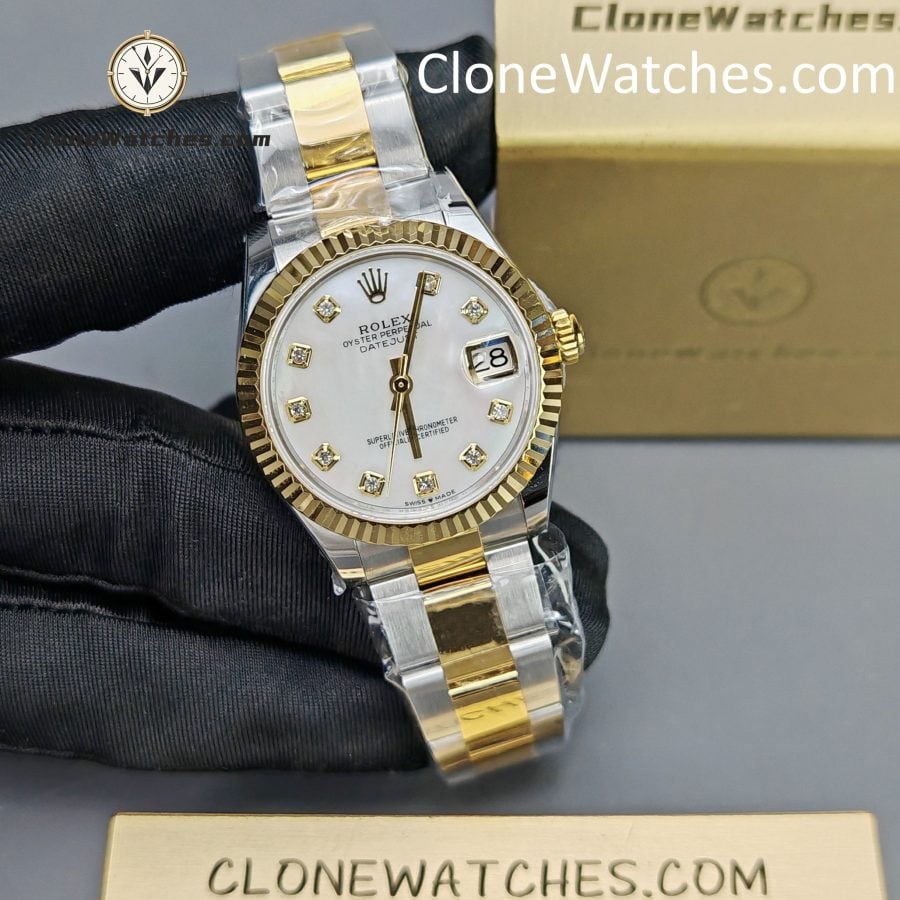 Rolex Super Clone Watches 1:1 DateJust m278273-0027 Oyster 31MM 2236 Movement - Image 4
