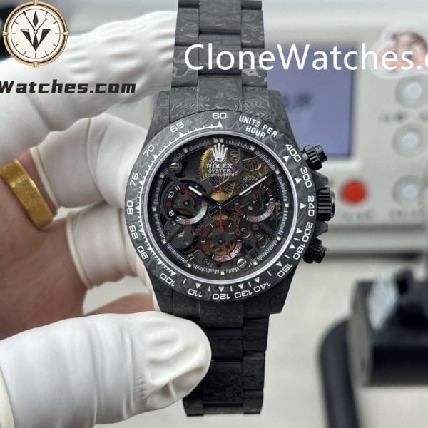 Super Clone Watches – Modified Rolex Daytona Super Lightweight Carbon Fiber
