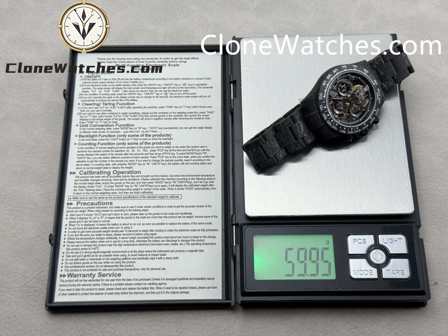 Modified Super Clone Watches 1:1 Rolex Daytona 4130 Super Lightweight Carbon Fiber  40mm - Image 9
