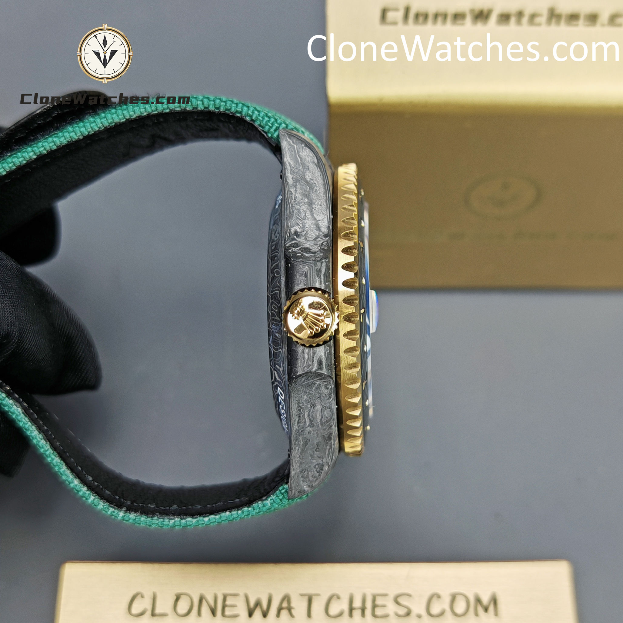 Modified Super Clone Watches 1:1 DIW Rolex GMT Master II NTPT Carbon OASIS Middle East Edition 3285 Movement - Image 10