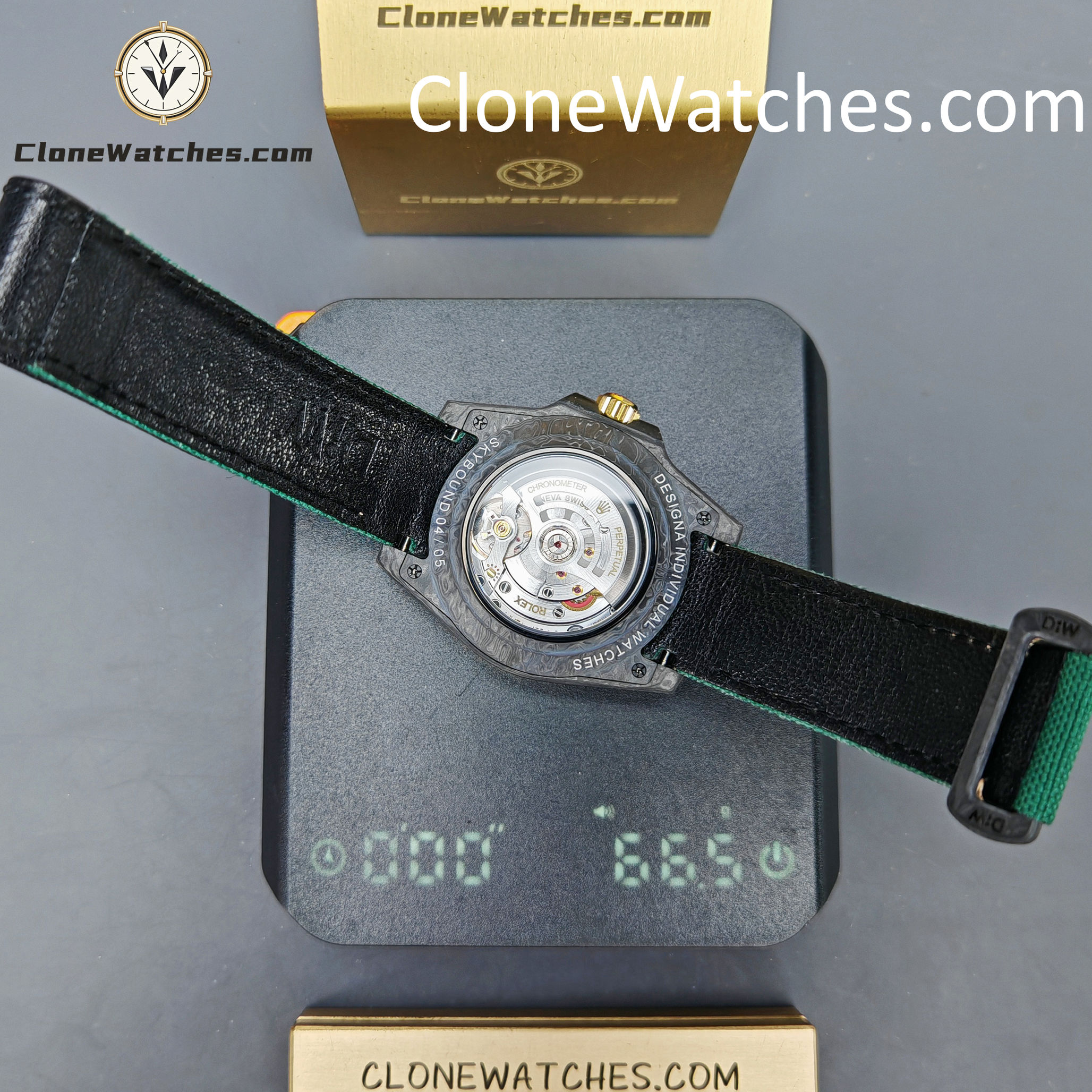 Modified Super Clone Watches 1:1 DIW Rolex GMT Master II NTPT Carbon OASIS Middle East Edition 3285 Movement - Image 17