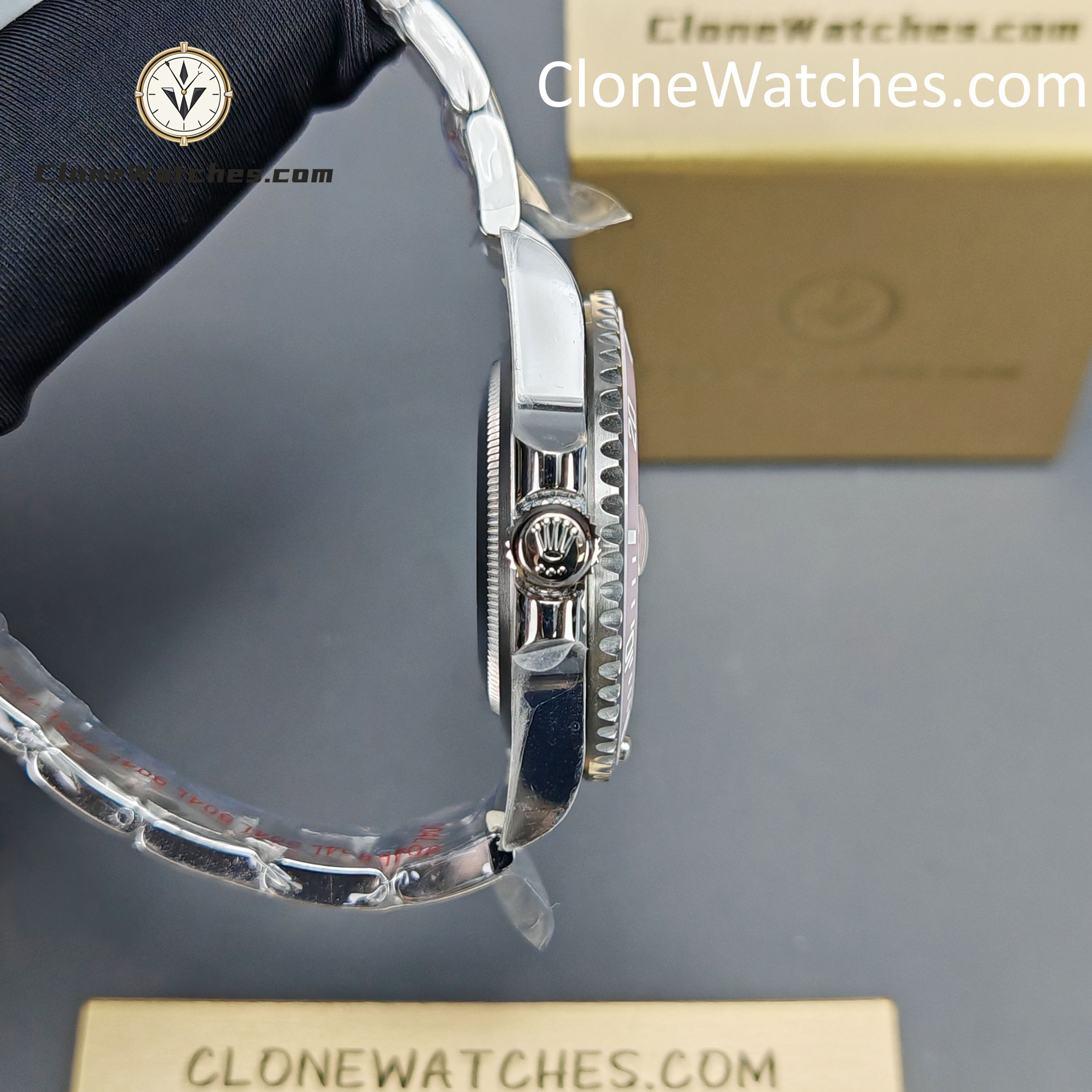 Modified Super Clone Watches 1:1 DiW Rolex Submariner Pink Dial 3235 Movement - Image 9