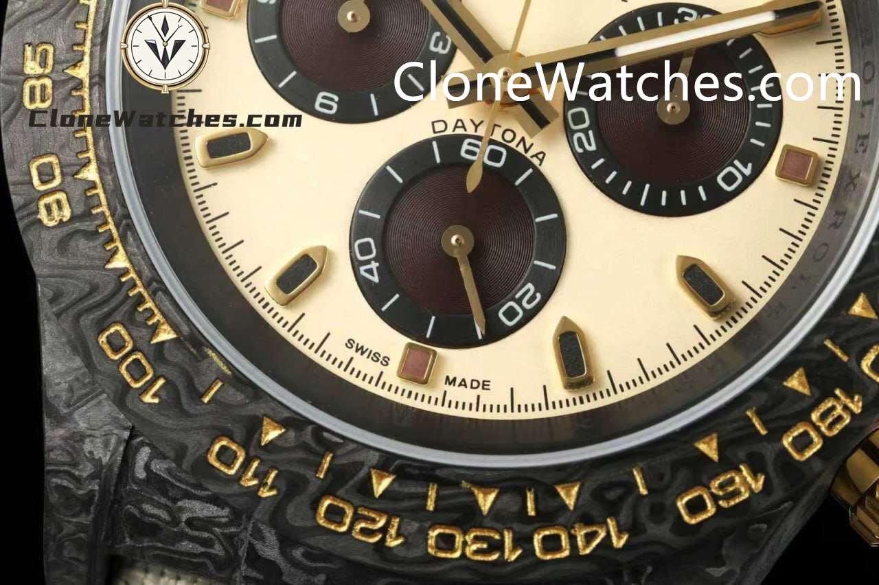 Modified Super Clone Watches 1:1 DIW Rolex Daytona "Desert Eagle" 4130 Movement - Image 5